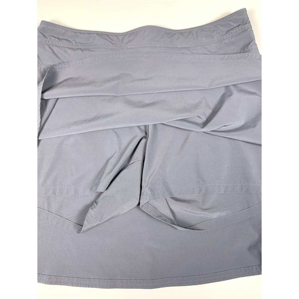 Athleta Everyday Skort Womens 14 Gray Tennis Golf Athletic Skirt Lined - Picture 6 of 15